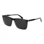 Polaroid PLD4180S587C5 Gafas de sol rectangulares de hombre Havana marrón con lentes polarizadas marrones
