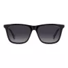 POLAROID PLD4190S807 Gafas de sol rectangulares de hombre - Montura negra Lentes grises polarizadas 56mm