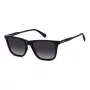 POLAROID PLD4190S807 Gafas de sol rectangulares de hombre - Montura negra Lentes grises polarizadas 56mm