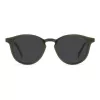 Polaroid PLD4191S4C3 Gafas de sol para hombre - Montura cuadrada gris con lentes grises polarizadas
