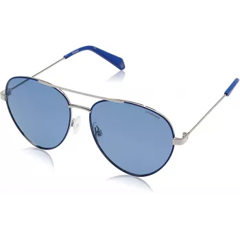 Gafas de sol polarizadas de hombre POLAROID PLD6055SPJPC3 rectangulares - negro/gris