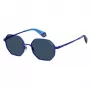 POLAROID PLD6067S-PJP Gafas de sol unisex - Montura Havana, lentes polarizadas marrones