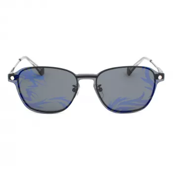 Gafas de sol rectangulares unisex POLAROID PLD6119GCSKJ1 - lentes grises polarizadas, montura negra, 53 mm