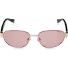 Gafas de sol rectangulares Unisex Polaroid PLD6123S-EYR - montura negra, lentes polarizadas grises, 54 mm