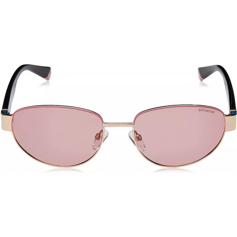 Gafas de sol rectangulares Unisex Polaroid PLD6123S-EYR - montura negra, lentes polarizadas grises, 54 mm