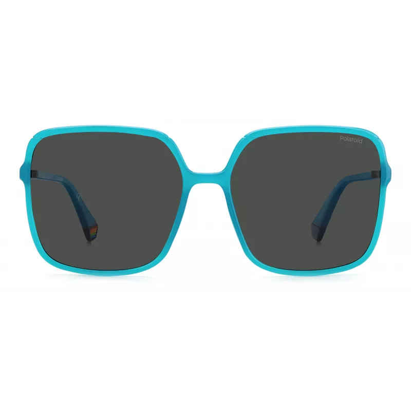 Polaroid PLD6128/S Gafas de sol de mujer - montura Havana, lentes polarizadas marrones - 59 mm