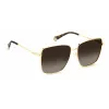 Polaroid PLD6164GS06JL Gafas de sol mujer - Montura Havanna, lentes polarizadas marrones, 59 mm