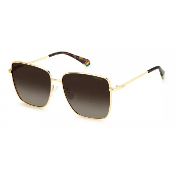 Polaroid PLD6164GS06JL Gafas de sol mujer - Montura Havanna, lentes polarizadas marrones, 59 mm