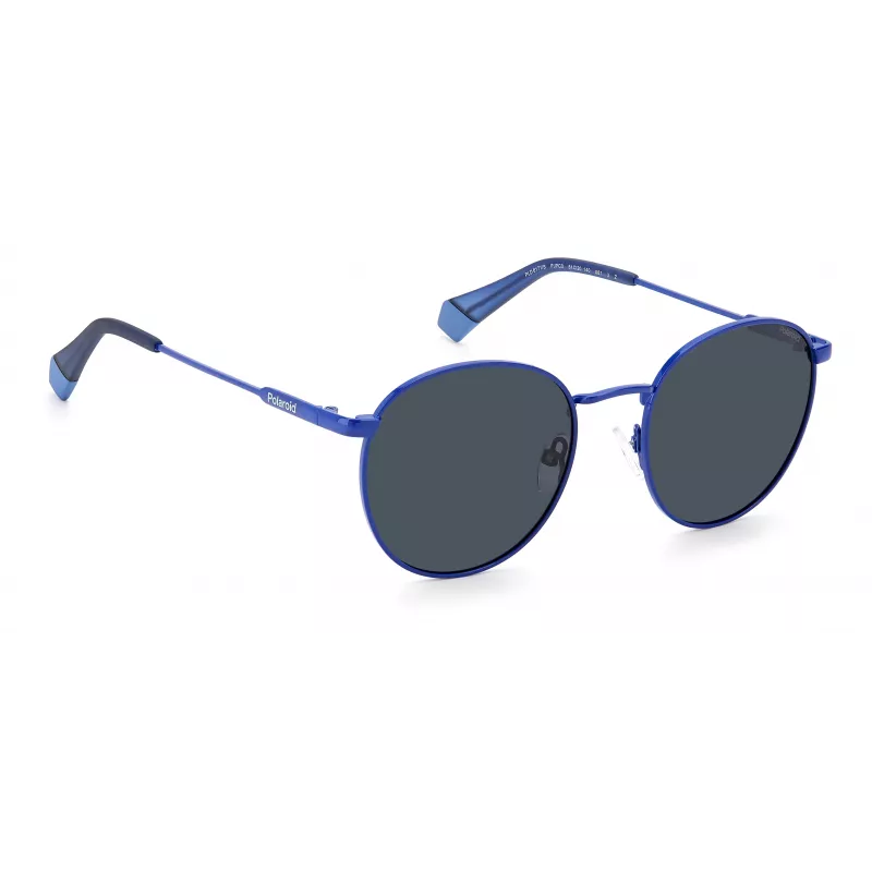 Polaroid PLD6171SPJPC3 Gafas de sol unisex - Montura negra, lentes grises polarizadas, 51 mm