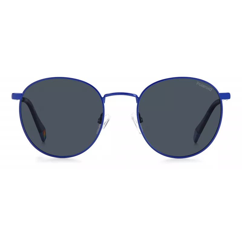 Polaroid PLD6171SPJPC3 Gafas de sol unisex - Montura negra, lentes grises polarizadas, 51 mm