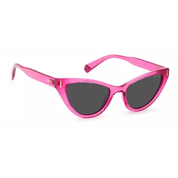 Polaroid PLD6174/S Gafas de sol para mujer montura de acetato havana lentes polarizadas marrones 52mm