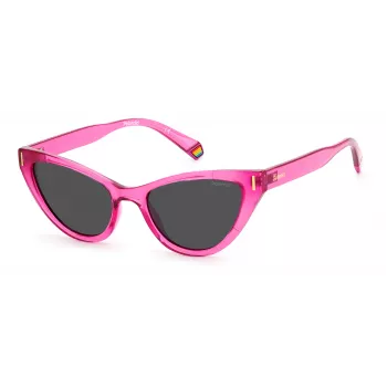 Polaroid PLD6174/S Gafas de sol para mujer montura de acetato havana lentes polarizadas marrones 52mm