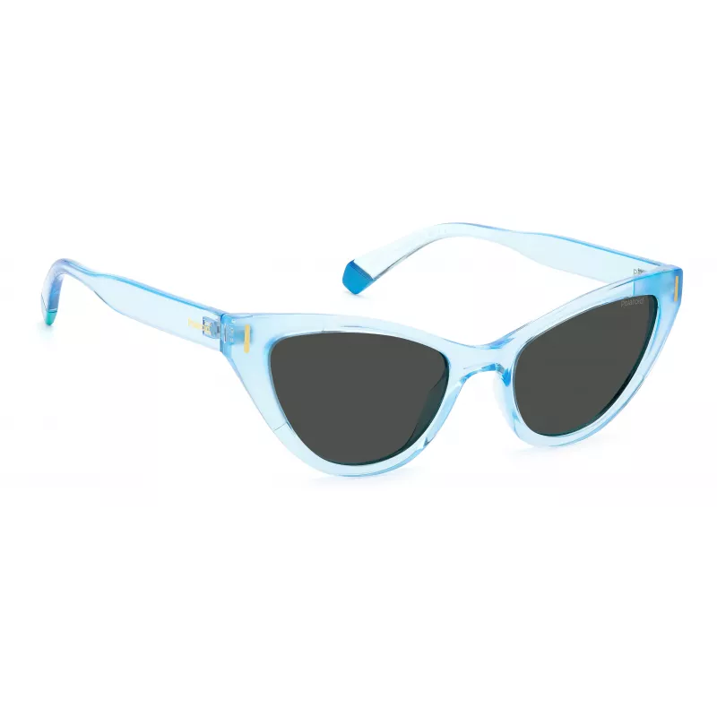 Polaroid PLD6174SMVUM9 Gafas de sol de mujer - Montura Havana, lentes marrones degradadas polarizadas, 52mm