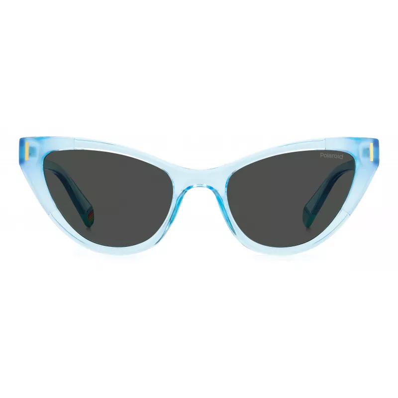 Polaroid PLD6174SMVUM9 Gafas de sol de mujer - Montura Havana, lentes marrones degradadas polarizadas, 52mm