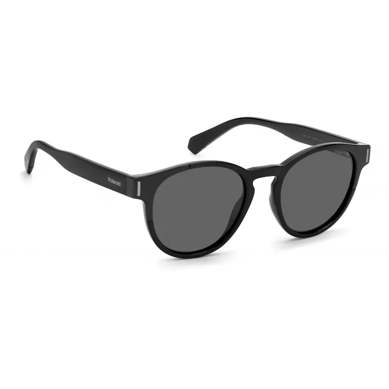 Gafas de sol rectangulares unisex Polaroid PLD6175S807M9 - montura negra lentes grises polarizadas 51mm
