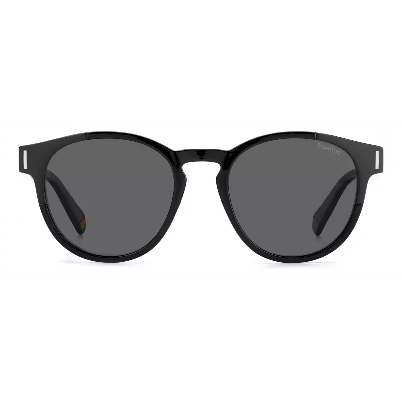 Gafas de sol rectangulares unisex Polaroid PLD6175S807M9 - montura negra lentes grises polarizadas 51mm