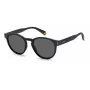 Gafas de sol rectangulares unisex Polaroid PLD6175S807M9 - montura negra lentes grises polarizadas 51mm