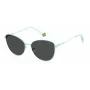 Polaroid PLD6188S5CB Gafas de sol de mujer - Montura de acetato Havana, lentes polarizadas marrones, 55 mm