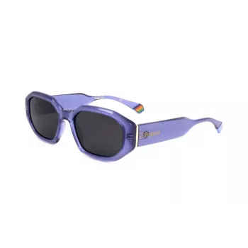 Gafas de sol de mujer Polaroid PLD6189S789 - montura Havana, lentes polarizadas marrones - 55/18/140 mm