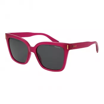 Polaroid PLD6192S54MU1 Gafas de sol mujer, Havana, lentes polarizadas marrones, 54 mm