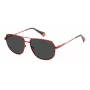 POLAROID PLD6195SX0Z3 Gafas de sol unisex - Montura negra, lentes grises, 58 mm
