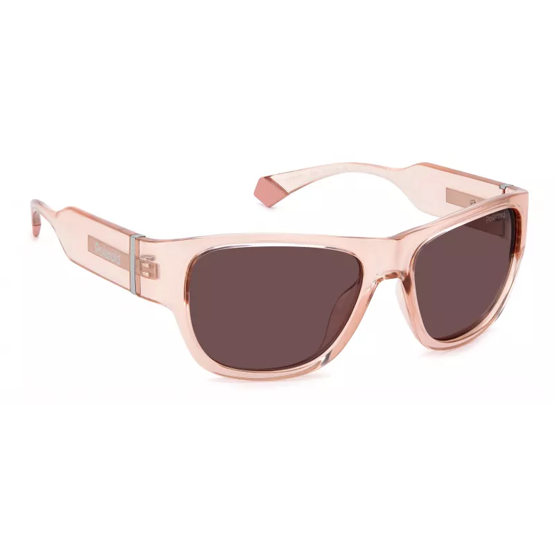 Gafas de sol unisex Polaroid PLD6197S montura habana lente polarizada verde 55 mm