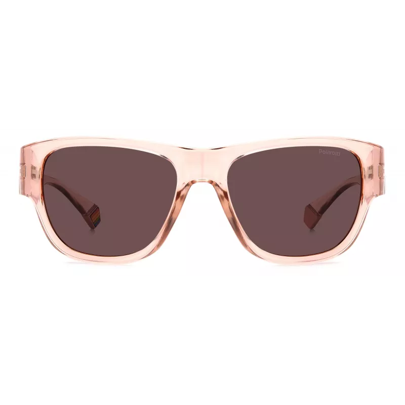 Gafas de sol unisex Polaroid PLD6197S montura habana lente polarizada verde 55 mm