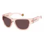 Gafas de sol unisex Polaroid PLD6197S montura habana lente polarizada verde 55 mm