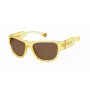 Gafas de sol POLAROID PLD6197S40G unisex polarizadas - montura negra, lente gris 55mm