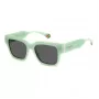 POLAROID PLD6198SX1EDF Gafas de sol unisex rectangulares - Montura negra lentes polarizadas grises 52mm