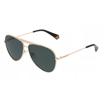 POLAROID PLD6200SXJ5GG Gafas de sol unisex - Montura cuadrada/rectangular - Lentes polarizadas - 61/20/145 mm