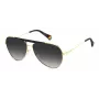 Polaroid PLD6200SXRHLG Gafas de sol rectangulares unisex - Montura negra lentes polarizadas grises 61mm