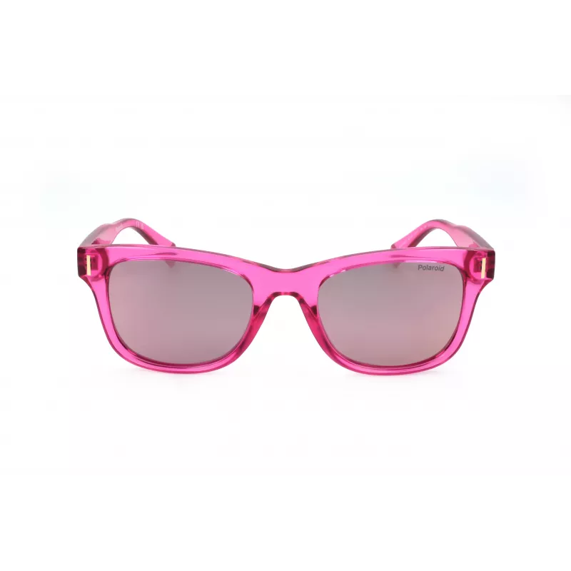 Polaroid PLD6206SMU1 Gafas de sol unisex - Montura negra, lentes grises polarizadas, 51 mm
