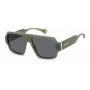 Gafas de sol rectangulares Unisex POLAROID PLD6209SX1ED - montura negra, lentes grises