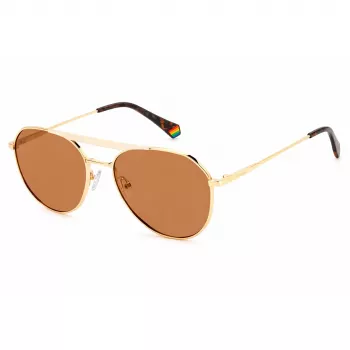 Gafas de sol unisex Polaroid PLD6211/S montura Havana lentes verdes polarizadas 57 mm