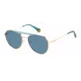 Gafas de sol unisex Polaroid PLD6211SXPEF - montura marrón Havana, lentes marrones polarizadas, 57 mm