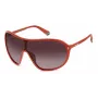POLAROID PLD6216SL7Q Gafas de sol unisex - Montura negra, lentes polarizadas grises, forma escudo