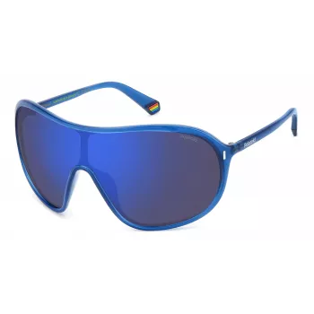 Gafas de sol cuadradas aviador unisex POLAROID PLD6216SPJP Havana verde polarizado