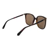 Polaroid PLD6218S56086 Gafas de sol aviador de mujer Havana marrón polarizadas 56mm