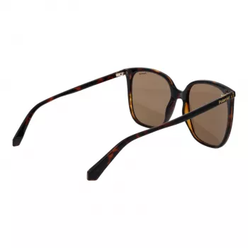 Polaroid PLD6218S56086 Gafas de sol aviador de mujer Havana marrón polarizadas 56mm