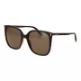 Polaroid PLD6218S56086 Gafas de sol aviador de mujer Havana marrón polarizadas 56mm