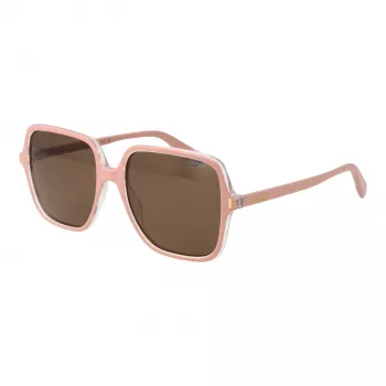 Polaroid PLD6219/S Gafas de sol rectangulares de mujer, Havanna/Marrón, 56 mm