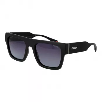 POLAROID PLD6224SX5400 Gafas de sol unisex Montura cuadrada Havana Lente gris polarizada 54/20/140 mm