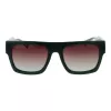 Polaroid PLD6224SX541E Gafas de sol rectangulares unisex - lentes grises, montura negra/gris