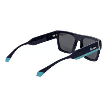 Gafas de sol unisex Polaroid PLD6224SX54PJ - montura negra, lentes grises polarizadas, 54 mm