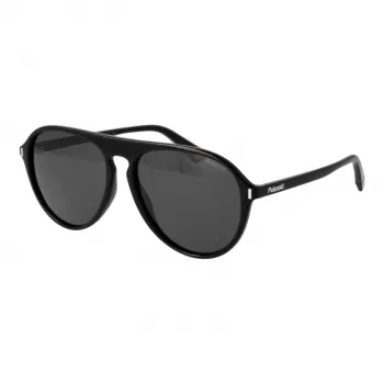 POLAROID PLD6225S57807 Gafas de sol rectangulares polarizadas para hombre, 52/15/140 mm