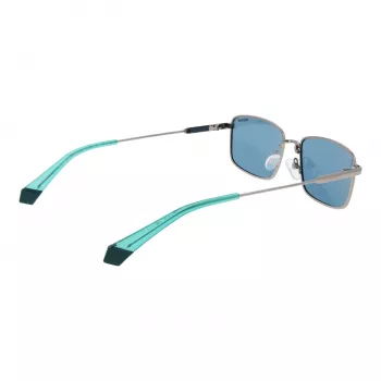 Gafas de sol unisex Polaroid PLD6227SX566L montura cuadrada Havana lente verde polarizada 56mm