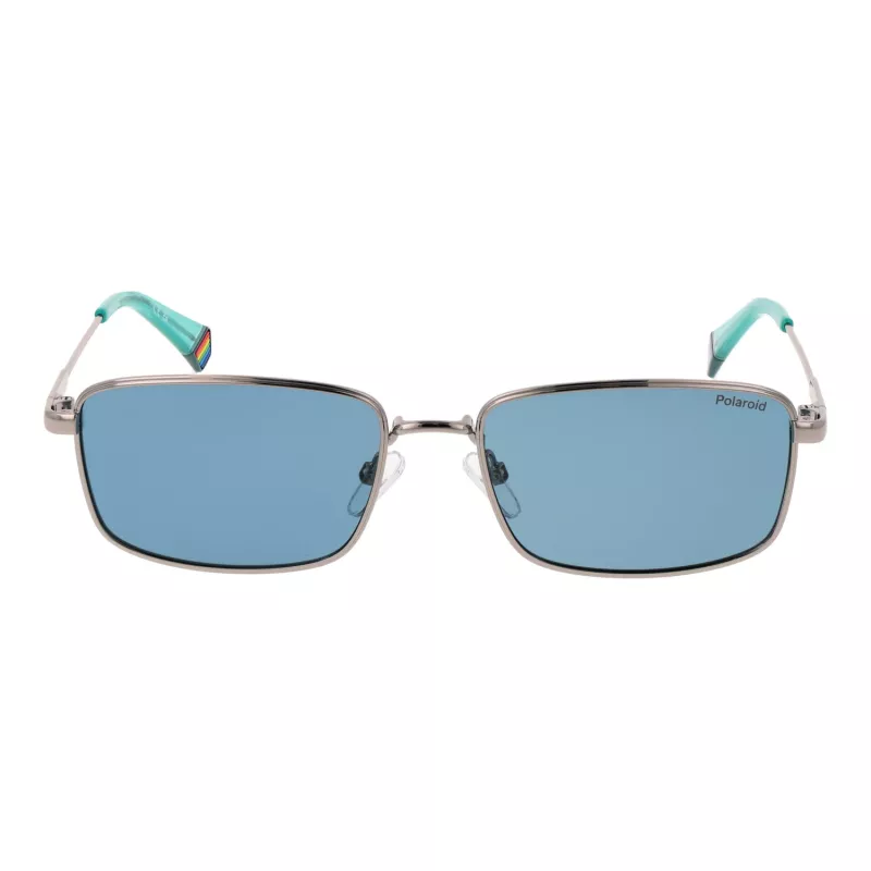 Gafas de sol unisex Polaroid PLD6227SX566L montura cuadrada Havana lente verde polarizada 56mm