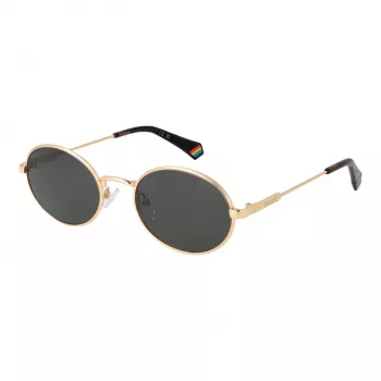Gafas de sol Polaroid PLD6228SX5300 unisex - montura negra, lentes grises 53 mm