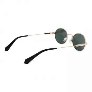 POLAROID PLD6228SX532M Gafas de sol rectangulares unisex - Montura marrón havana, lentes marrón polarizadas, 53 mm